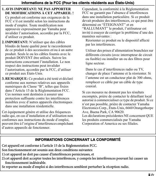 Page 3 of 11 - Yamaha YDS-12 Owner’s Manual Owner's