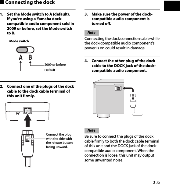 Page 8 of 11 - Yamaha YDS-12 Owner’s Manual Owner's