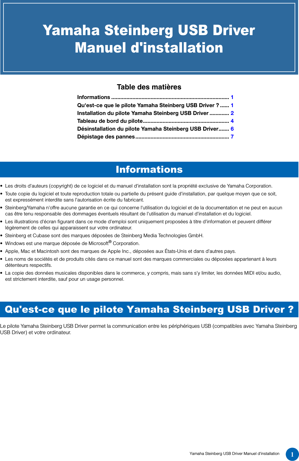 Yamaha Steinberg Usb Driver Installation Guide