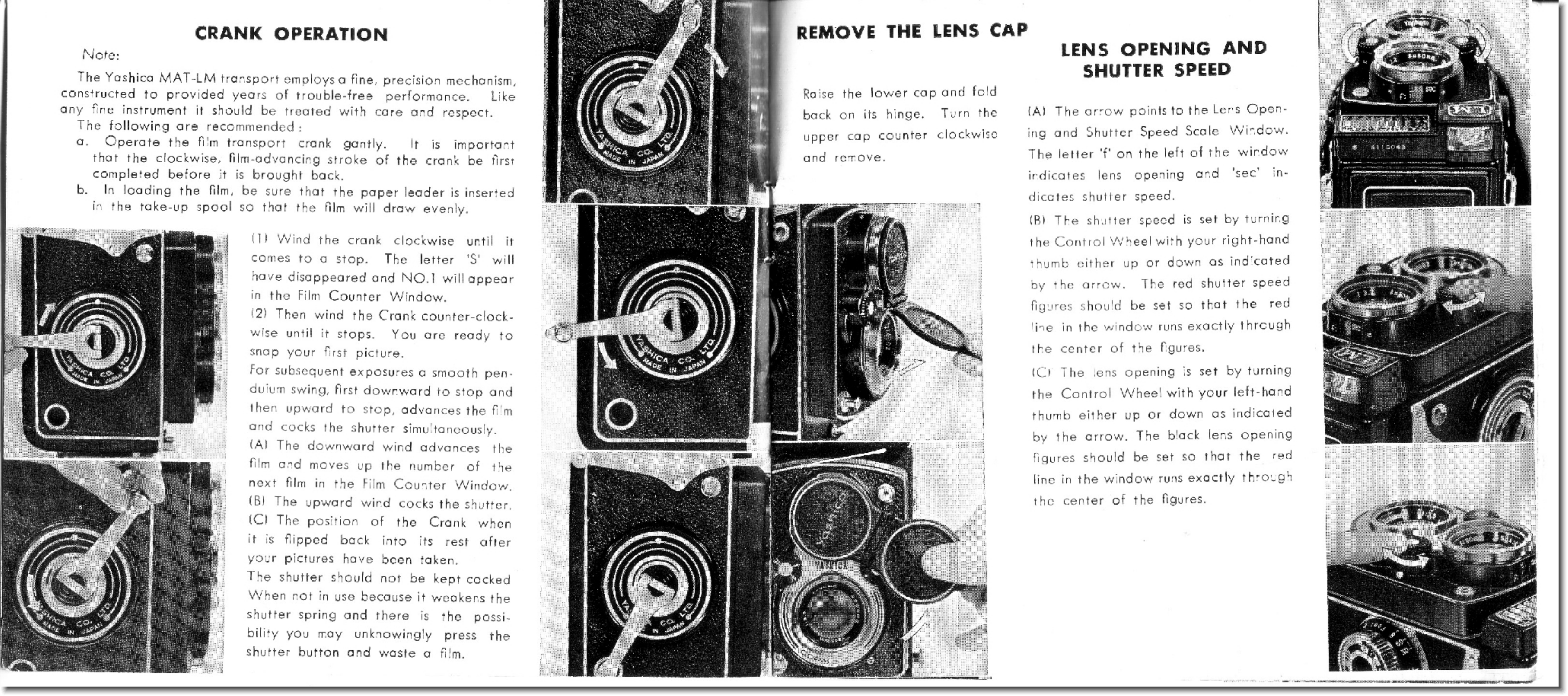 Page 4 of 10 - Yashica Mat-Lm-Instruction-Booklet  Yashica-mat-lm-instruction-booklet