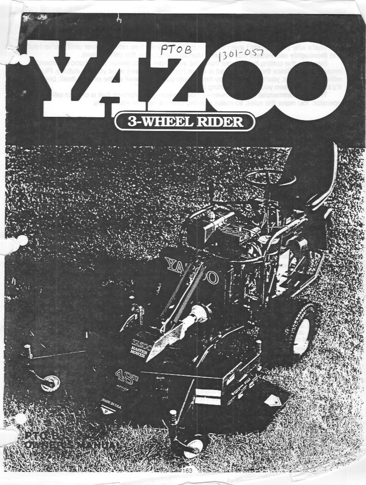 Page 1 of 9 - Yazoo-Kees Kees-Pto-B-Users-Manual  Yazoo-kees-pto-b-users-manual