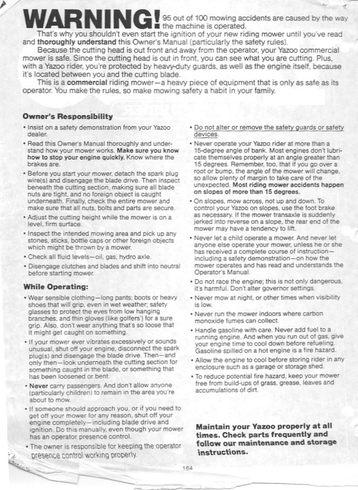 Page 2 of 9 - Yazoo-Kees Kees-Pto-B-Users-Manual  Yazoo-kees-pto-b-users-manual