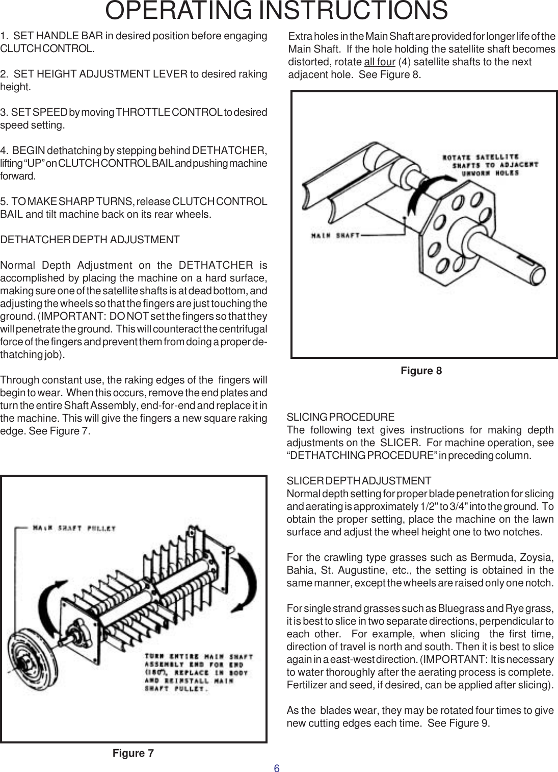 Page 6 of 11 - Yazoo-Kees Kees-Sbsic050-Rhon050-Users-Manual OM, Comber/Rake, 2002-02, RBSIC050, RBSIT550, RBSIT551, SBSIC050, RHON050 (Turf Care)  Yazoo-kees-sbsic050-rhon050-users-manual