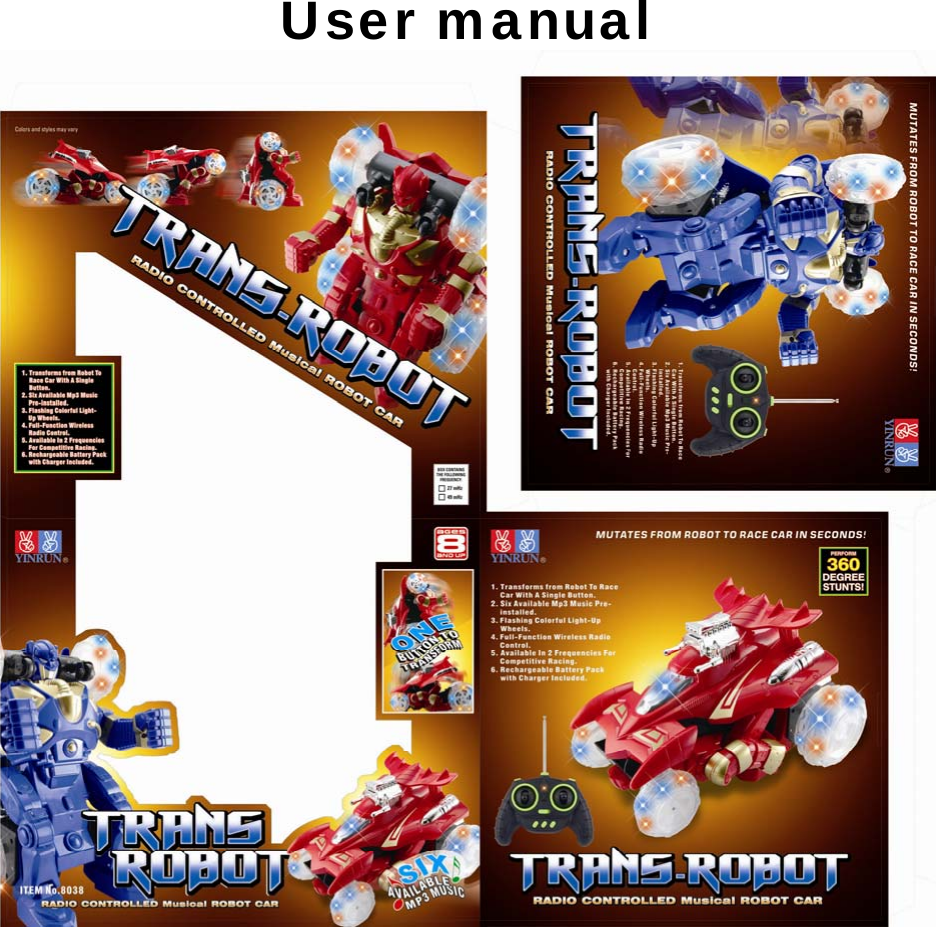   User manual               