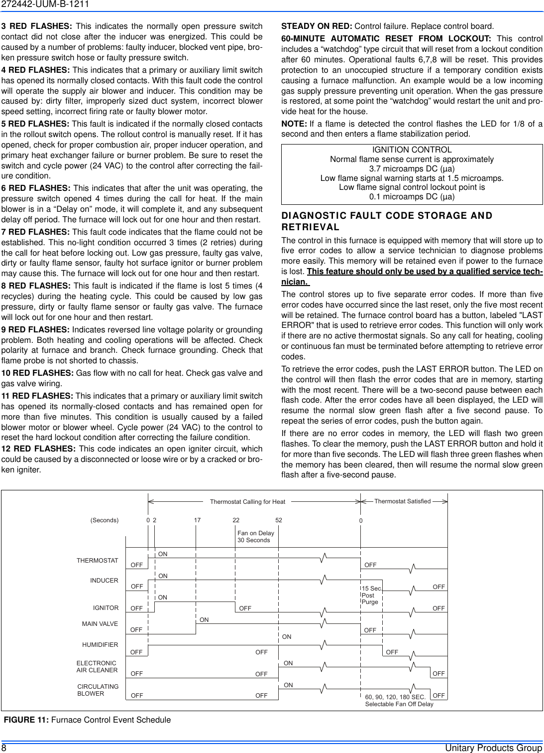 Page 8 of 12 - York Commercial-Gy8S-E-Furnace-Users-Manual 272442-UUM-B-1211  York-commercial-gy8s-e-furnace-users-manual