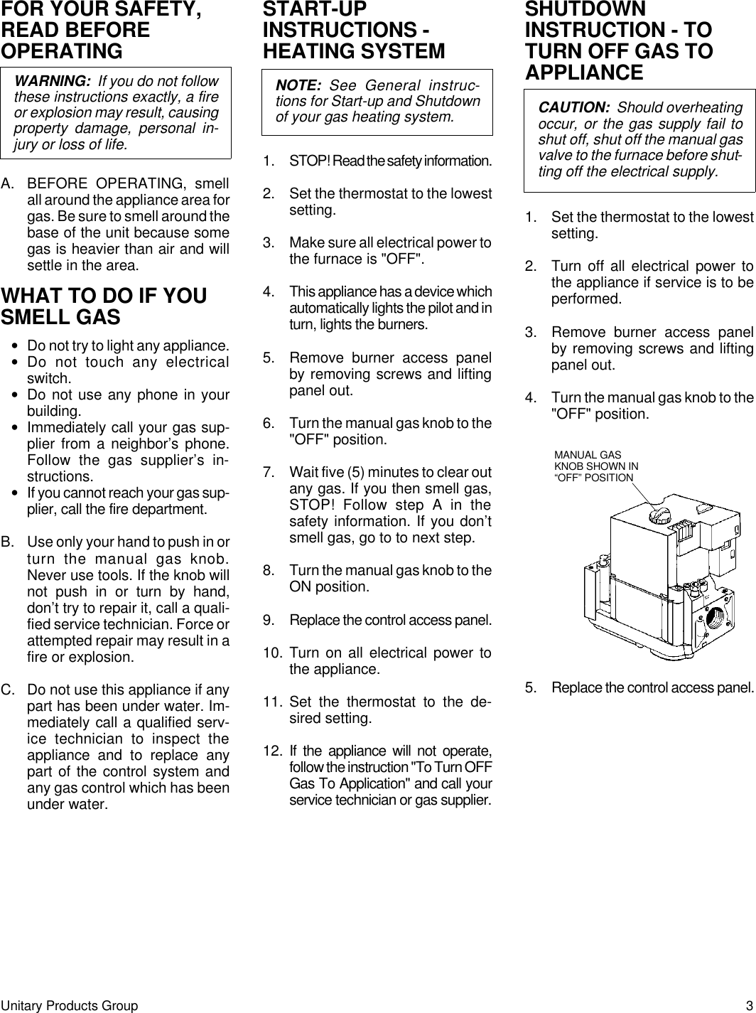 Page 3 of 4 - York Heating-And-Air-Conditioner-Users-Manual  York-heating-and-air-conditioner-users-manual