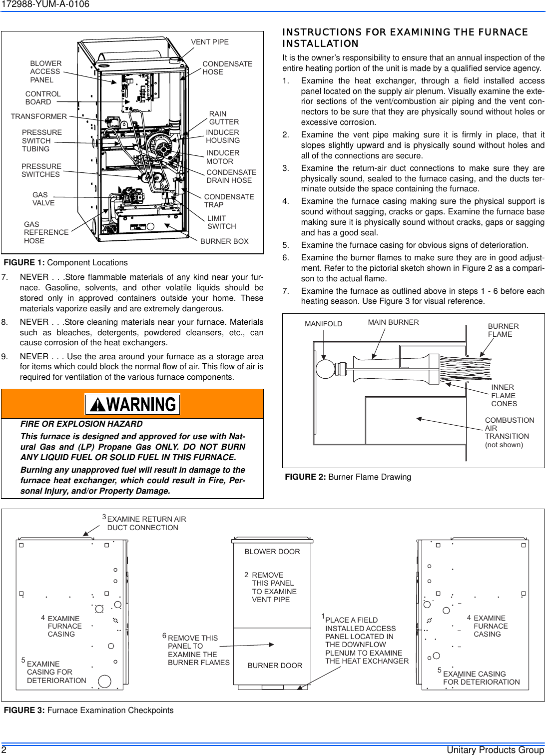 Page 2 of 12 - York Pc9-Users-Manual 172988-YUM-A-0106  York-pc9-users-manual