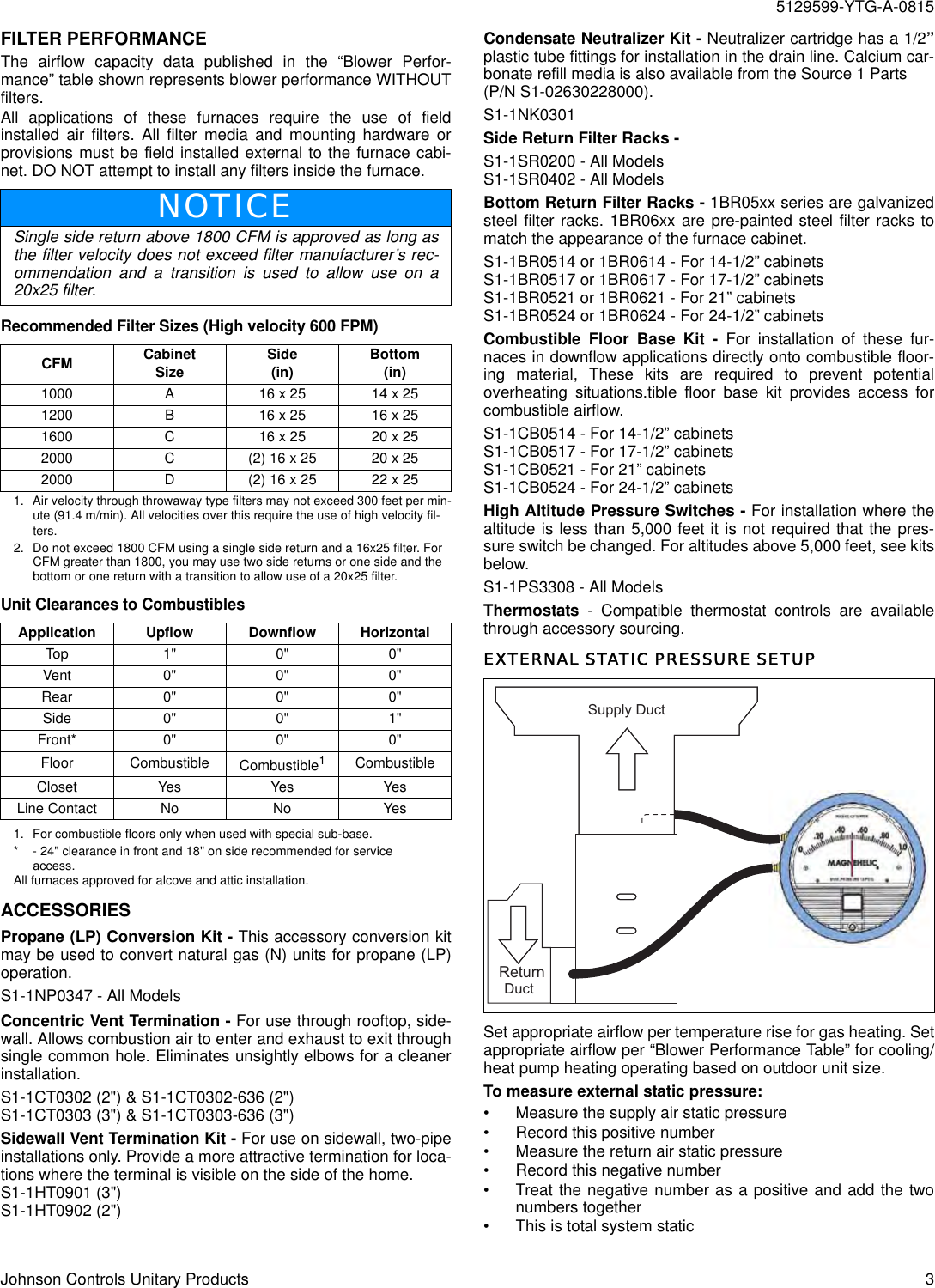 Page 3 of 4 - York Tm9Y-Technical-Guide 5129599-YTG-A-0815 York-tm9y-technical-guide