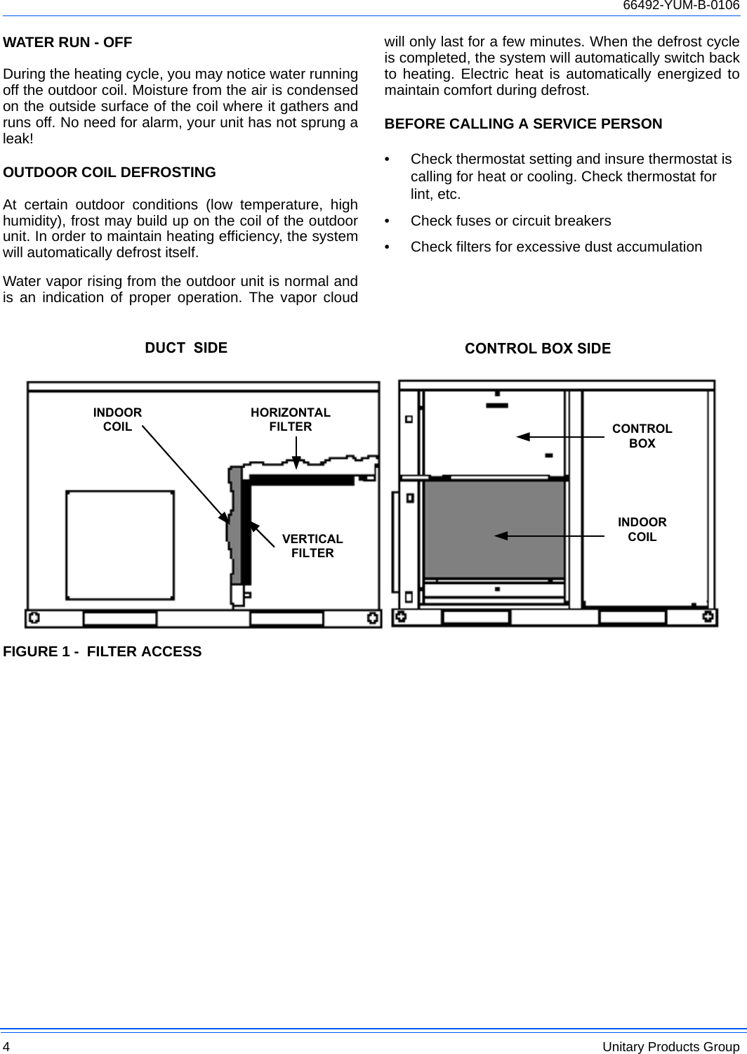 York Affinity Bhx Packaged Unit Owner S Manual ...