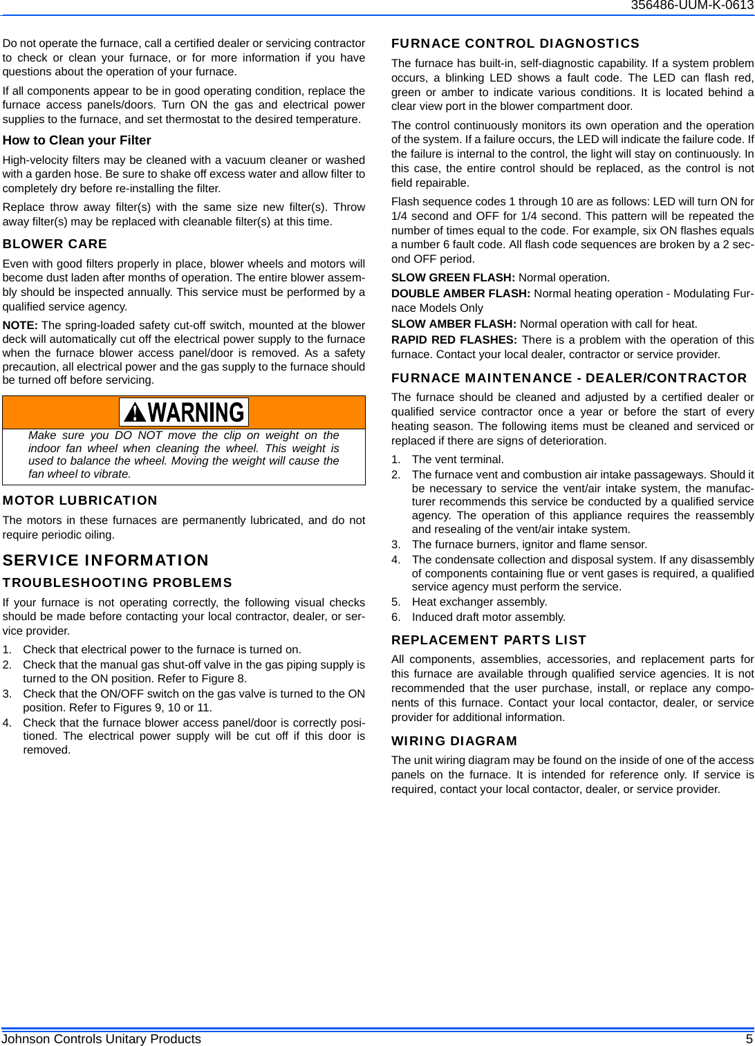 Page 5 of 8 - York York-Affinity-Yp9C-Furnace-Owner-S-Manual 5979d4ce102f39ea3cf06c23826eb43fb68aa9467022f333099754389109bdb0 User Manual