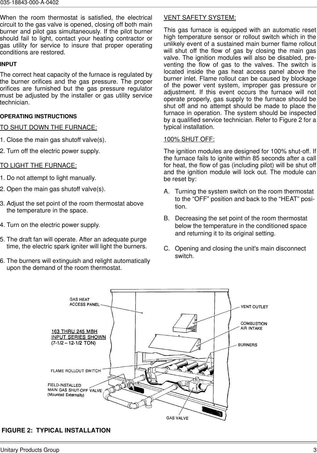 Page 3 of 8 - York York-Air-Conditioner-035-18843-000-A-0402-Users-Manual Maintenance, User & Service Manual  York-york-air-conditioner-035-18843-000-a-0402-users-manual