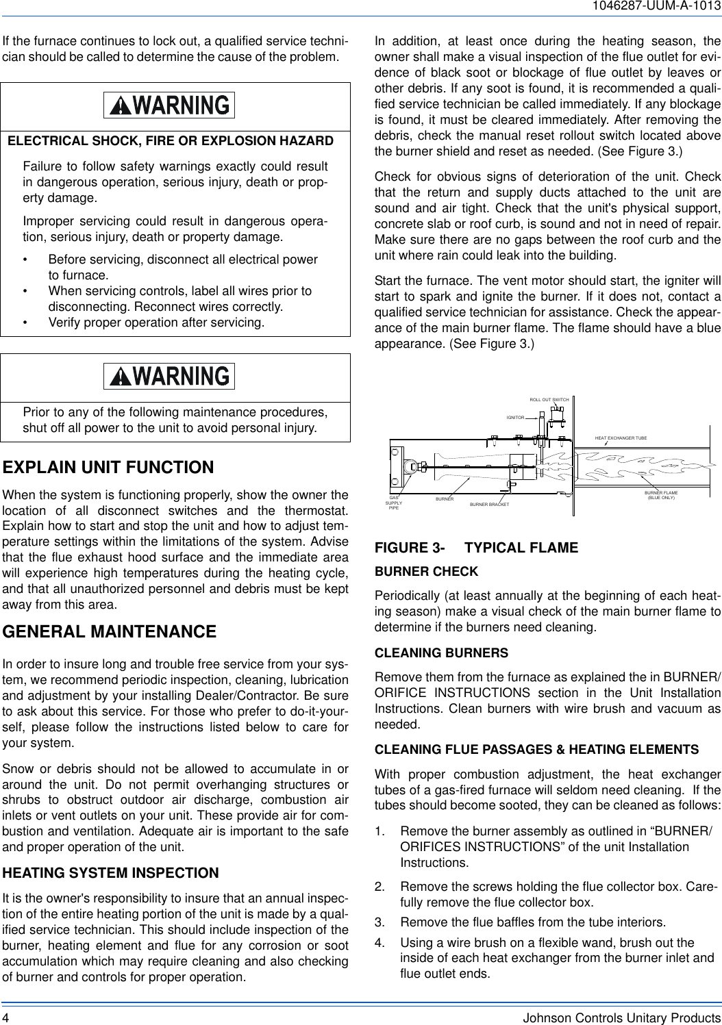 Page 4 of 10 - York Zx-Prestige-Rooftop-Unit-Users-Manual 1046287-UUM-A-1013  York-zx-prestige-rooftop-unit-users-manual