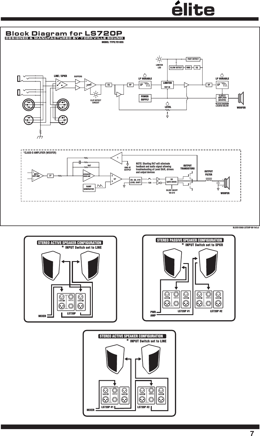 Page 9 of 12 - Yorkville Ls720P-Owner-S User Manual Yorkville-ls720p-owner-s-manual