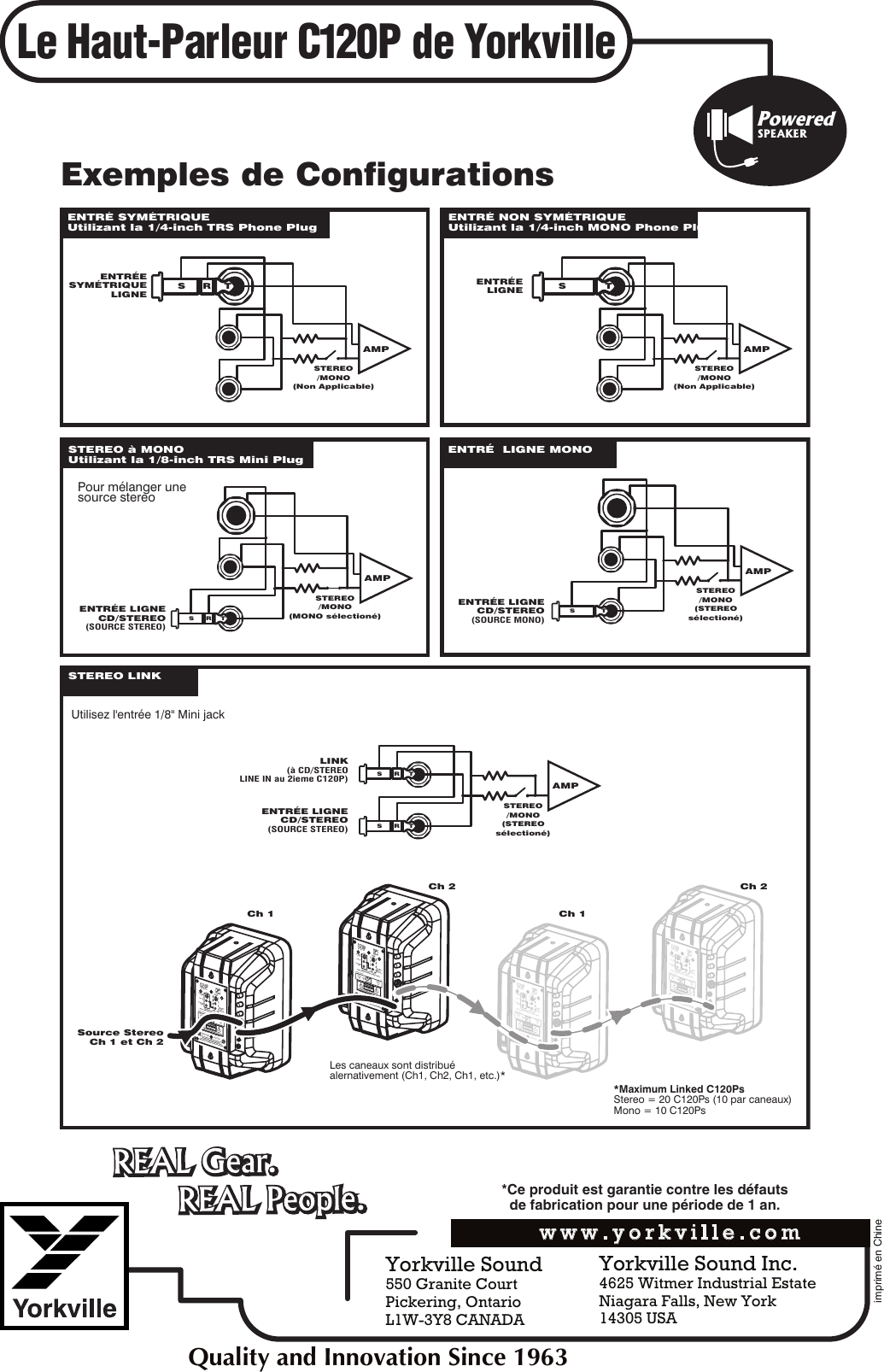 Page 4 of 4 - Yorkville Speaker-C120P-Users-Manual Yorkville-speaker-c120p-users-manual