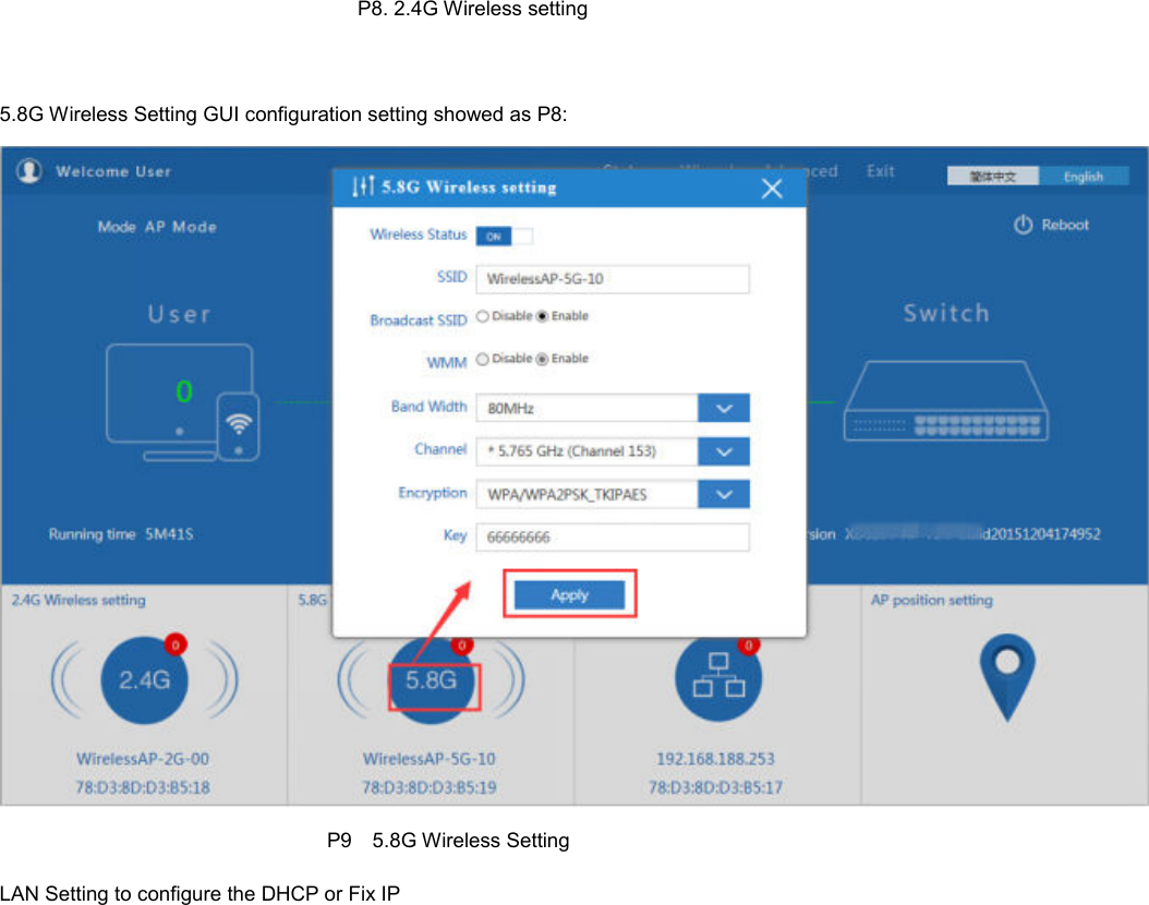Page 5 of Yunlink Technology P48 Outdoor Access Point User Manual HWAP80 P48                                  