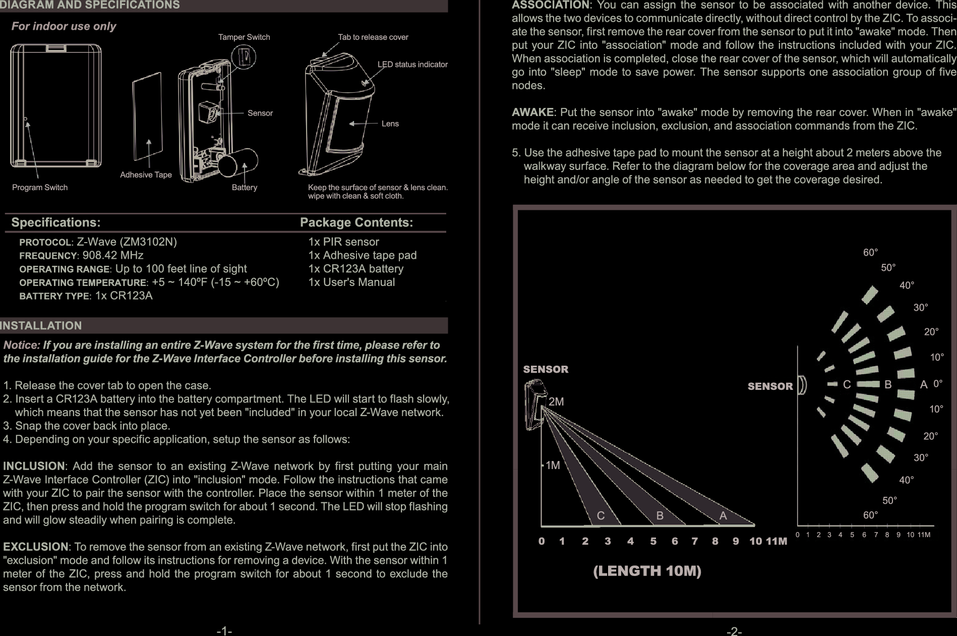 Page 2 of 2 - Z-Wave 10796 Manual 131204 10796_Manual_131204 User
