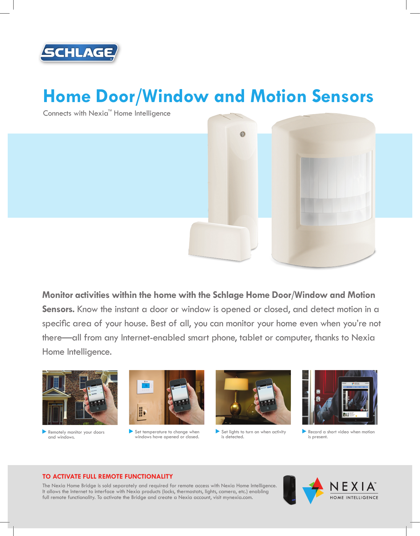 Z Wave B008q5ctbe Schlage Door Window Sensor Nxrsx00hc