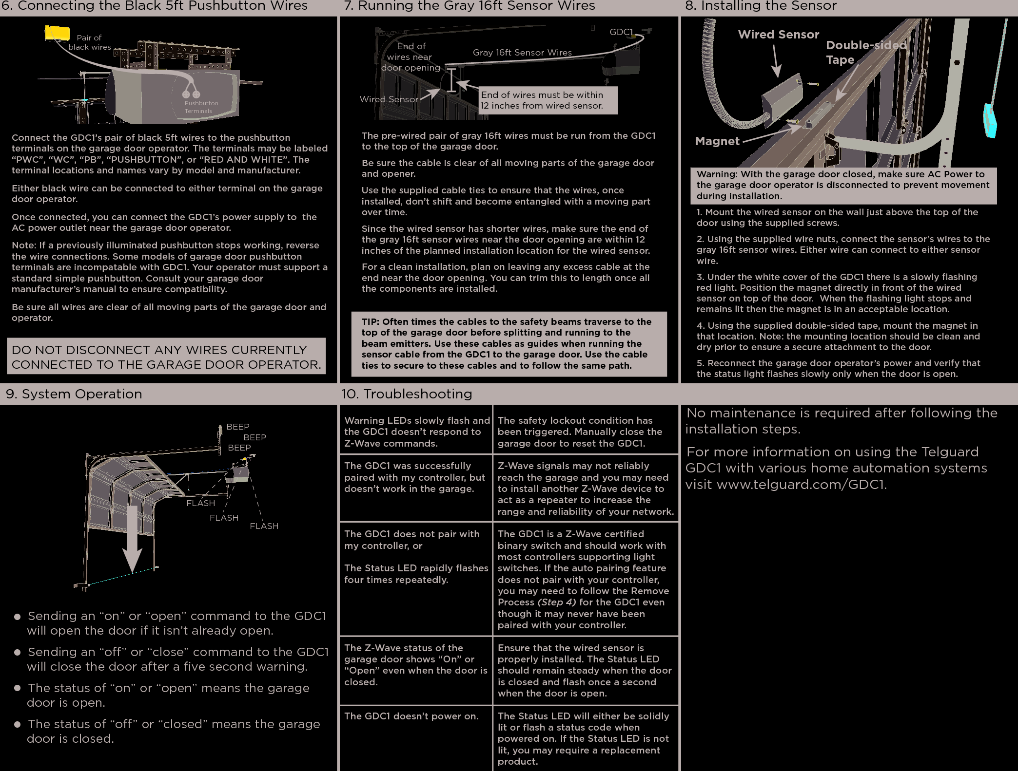 Page 2 of 2 - Z-Wave Gdc1 User'S Manual 1 2 1.2 User
