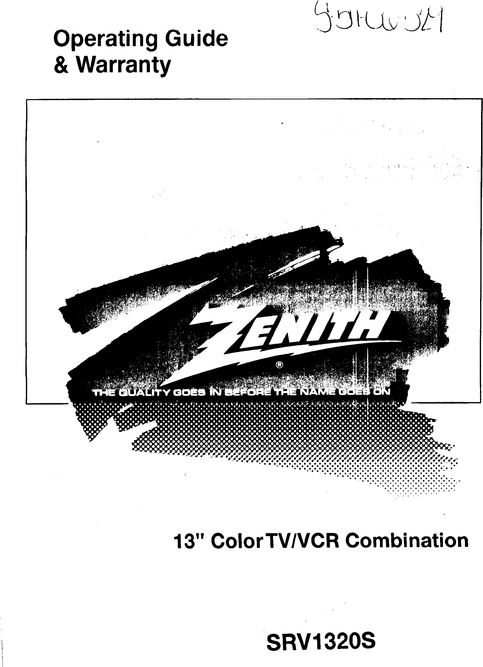 ZENITH TV/VCR Or DVD Combo Manual 97090029