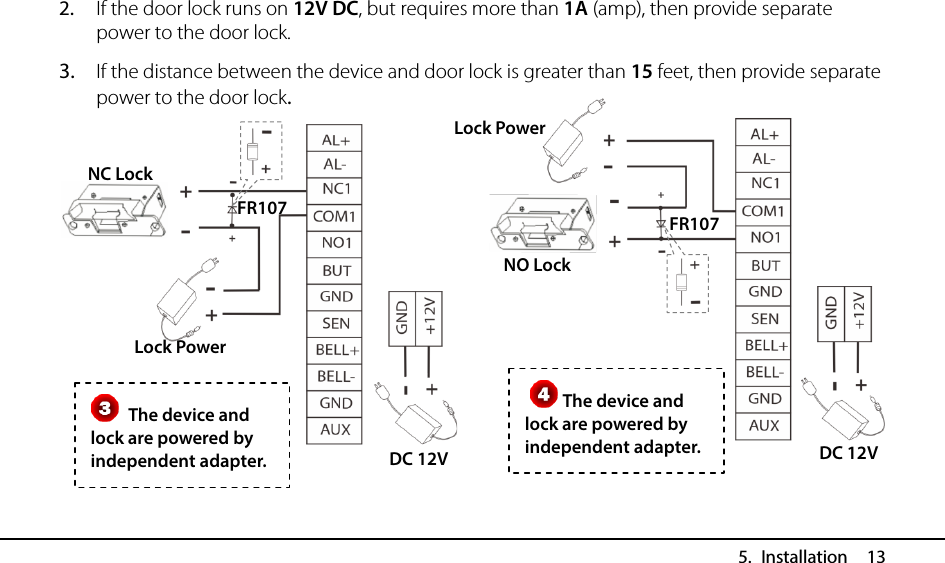 Access Control Terminal User Manual, Zkt Access Control Wiring Diagram
