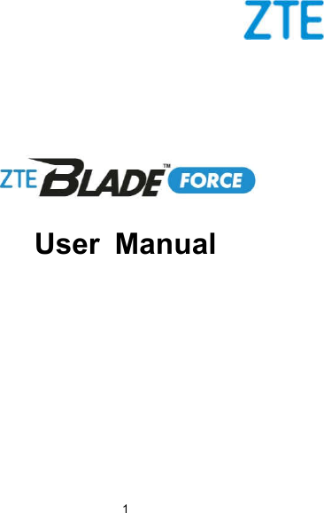  1             User  Manual   