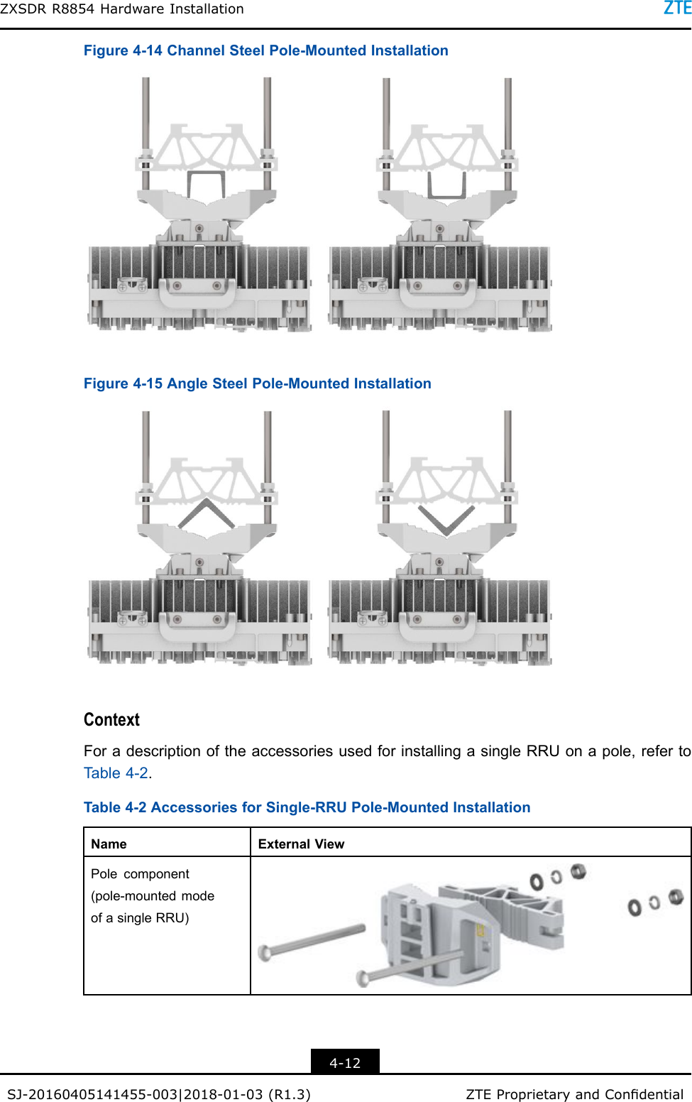 Page 30 of ZTE R8854S2600 Macro Radio Remote Unit User Manual part 1