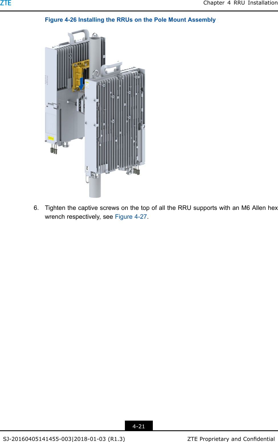 Page 39 of ZTE R8854S2600 Macro Radio Remote Unit User Manual part 1