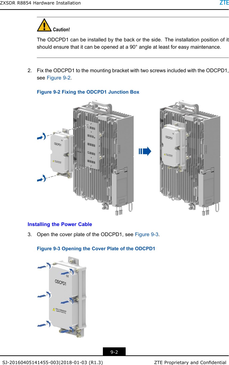 Page 8 of ZTE R8854S2600 Macro Radio Remote Unit User Manual part 2