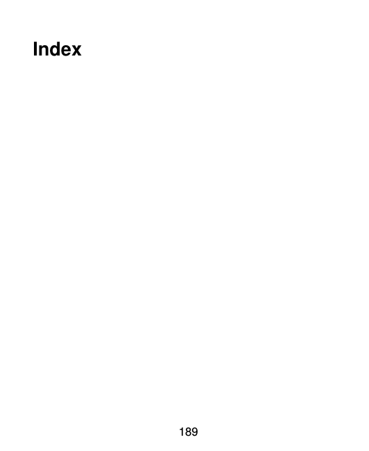  189 Index   