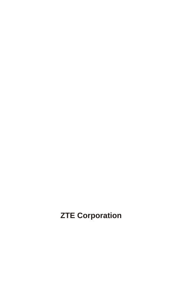    ZTE Corporation         