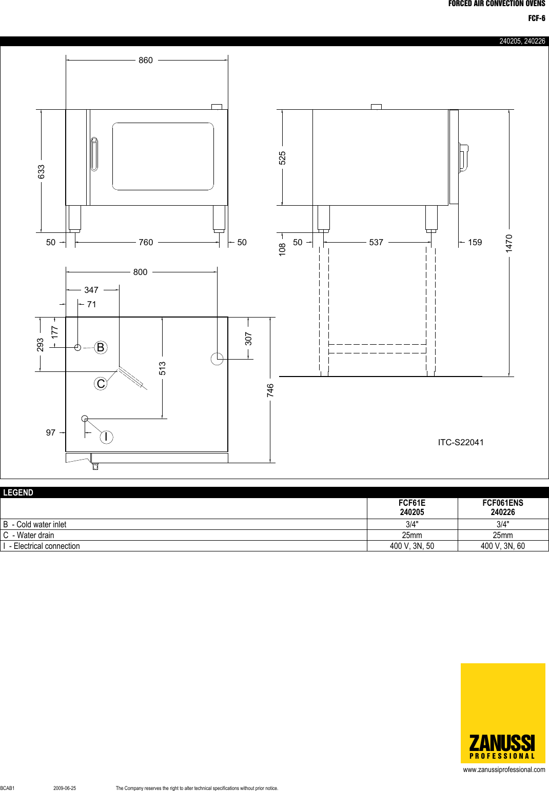 Page 4 of 4 - Zanussi Zanussi-240200-Brochure- FORCED AIR CONVECTION OVENS  Zanussi-240200-brochure