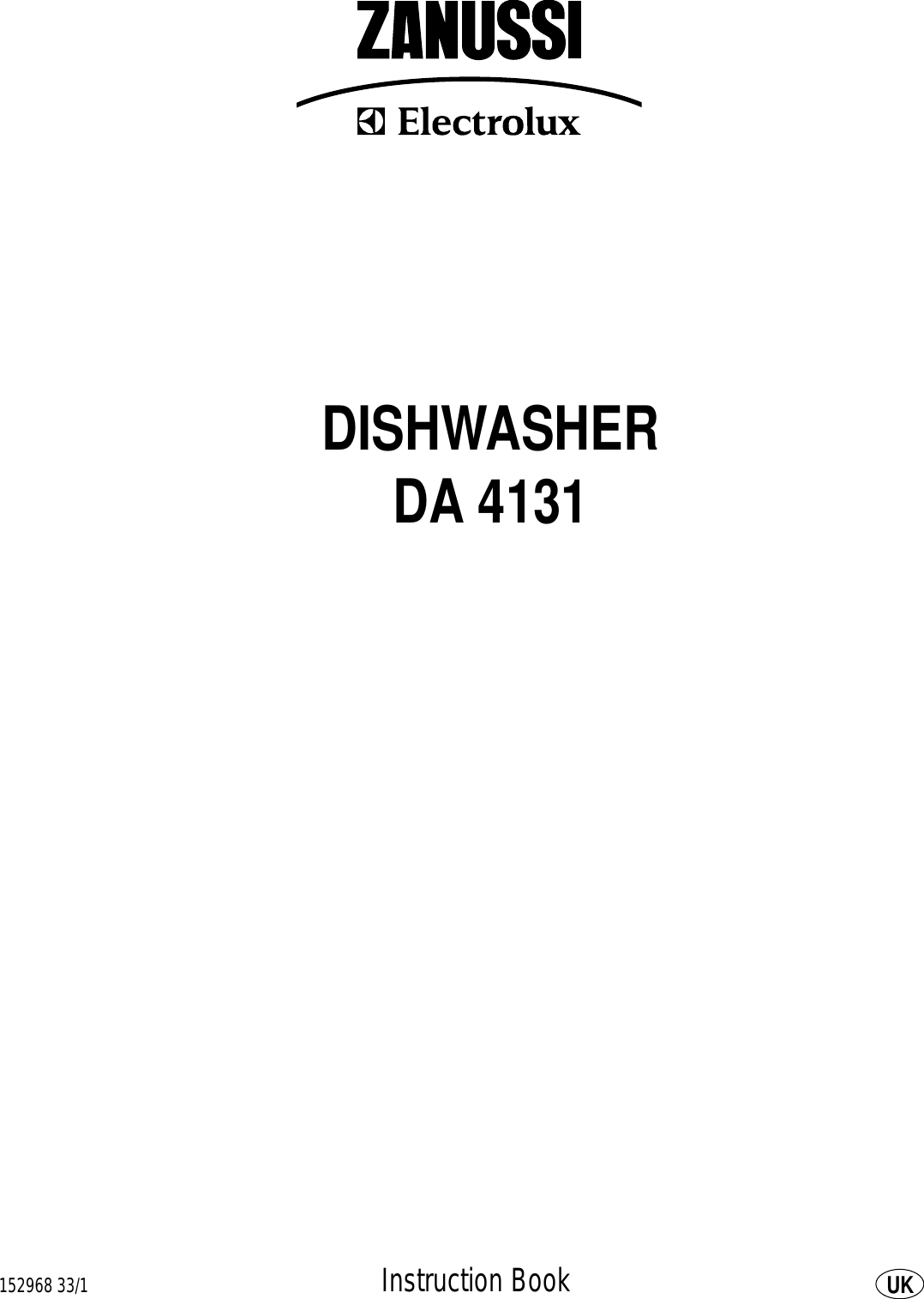 Zanussi Da 4131 Instruction Booklet