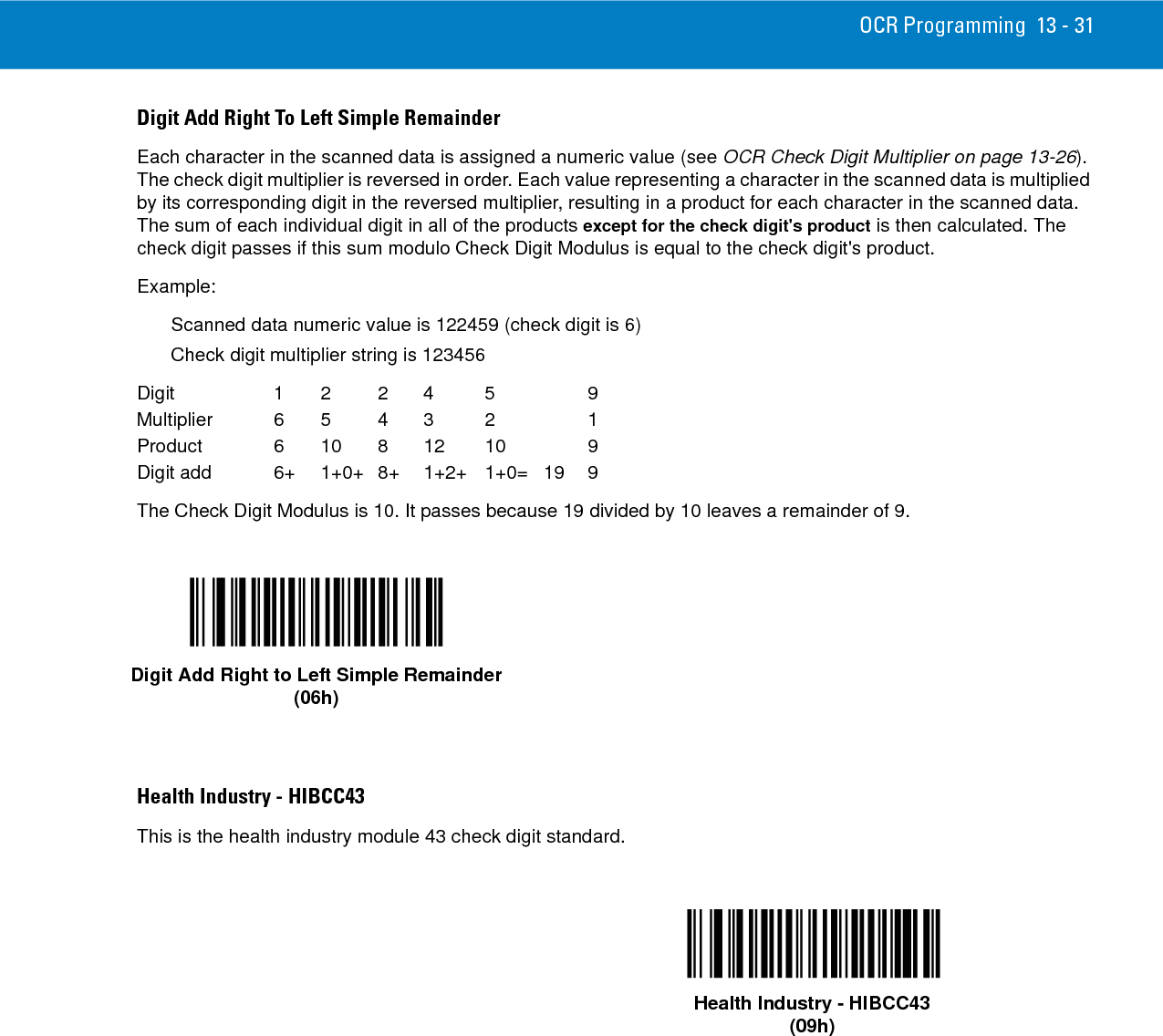 13 - 32 Symbol DS6878 Product Reference Guide