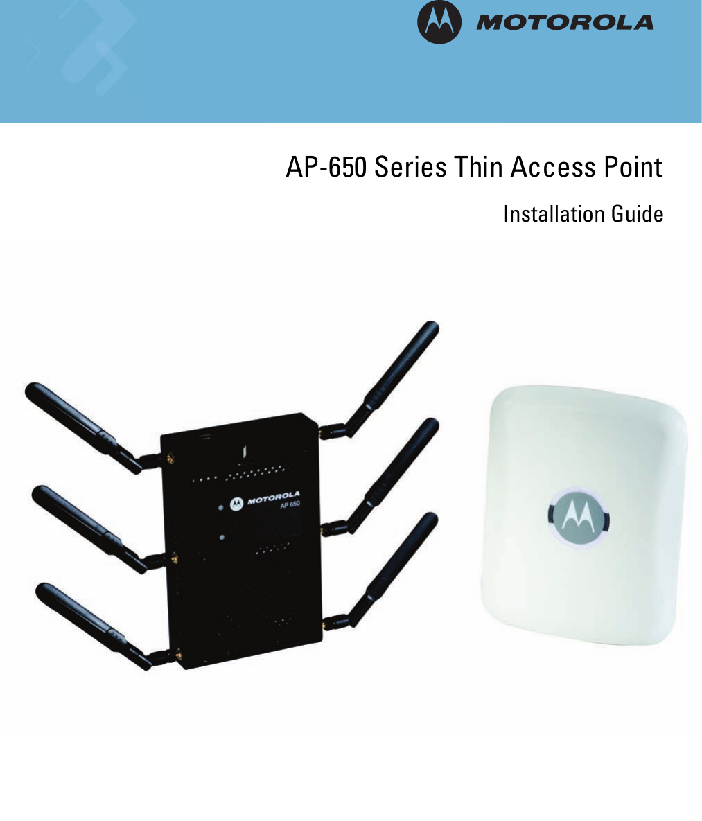 AP-650 Series Thin Access PointInstallation GuideM