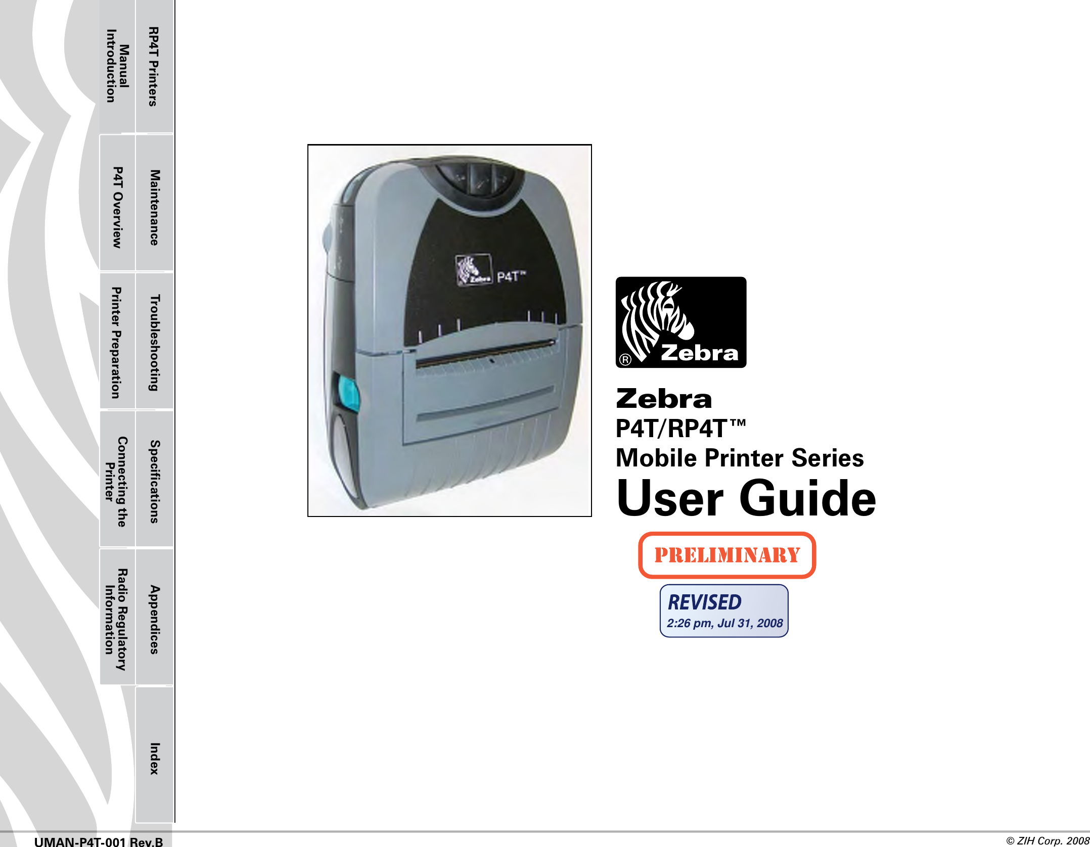 Zebra Technologies PLAN11BG Zebra Printer with Embedded b/G radio User