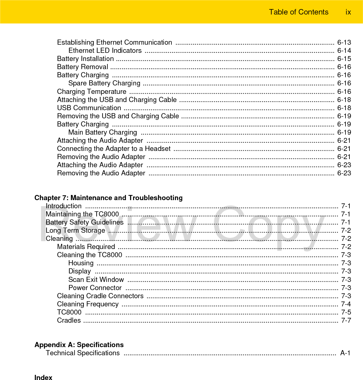 x TC8000 User GuideReview Copy