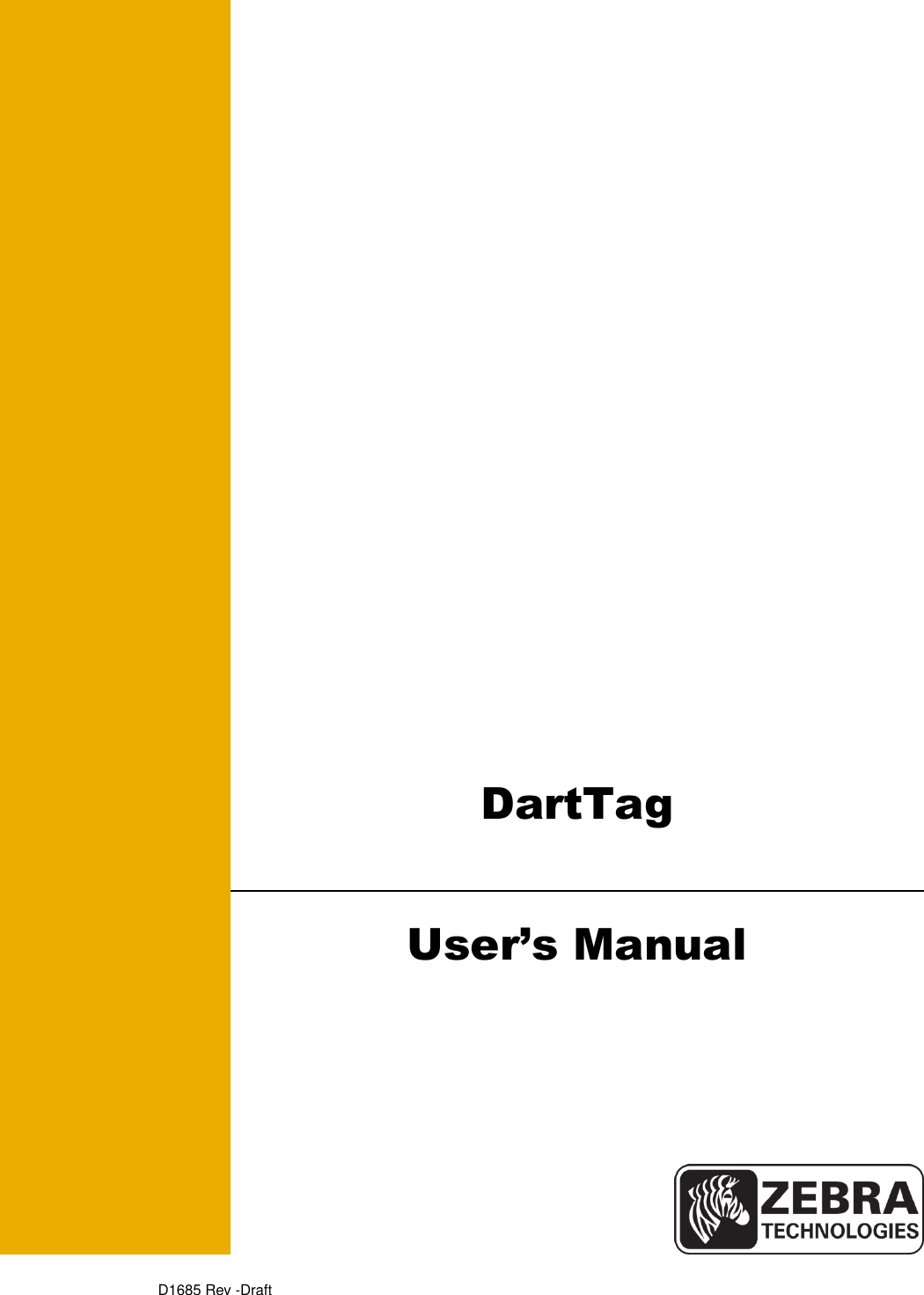  D1685 Rev -Draft DartTag User’s Manual 