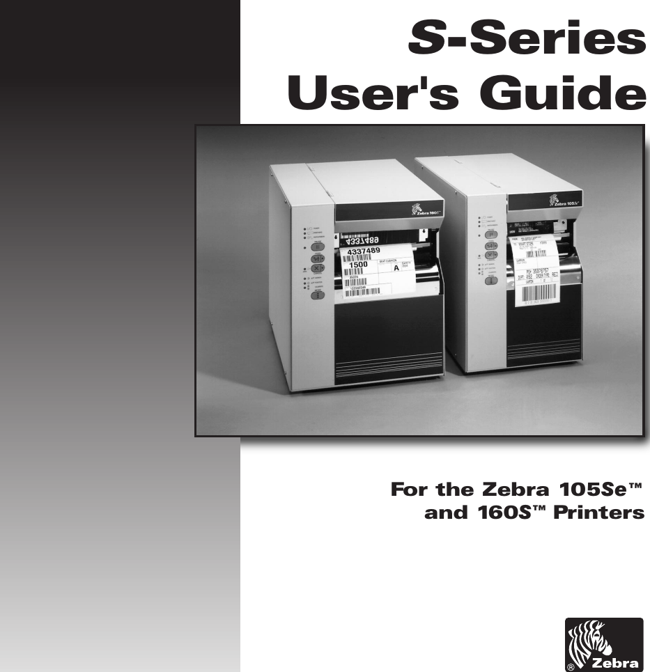Zebra 105Se Users Manual