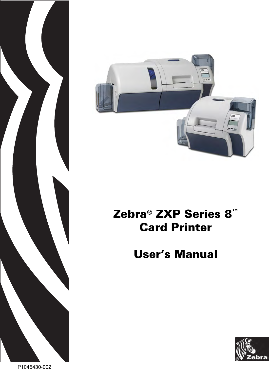 Zebra Printer 8 Users Manual ZXP Series 8™ Card User's (en)