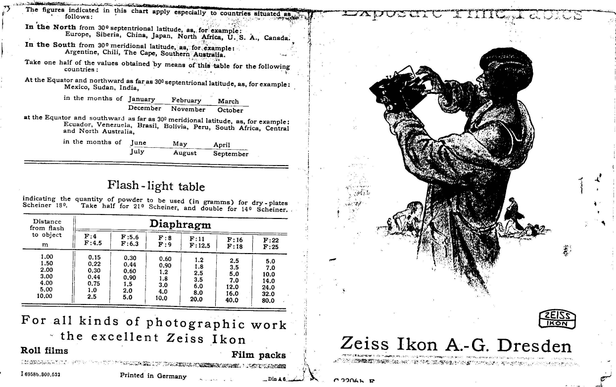 Zeiss Ikon Maximar Instruction Manual