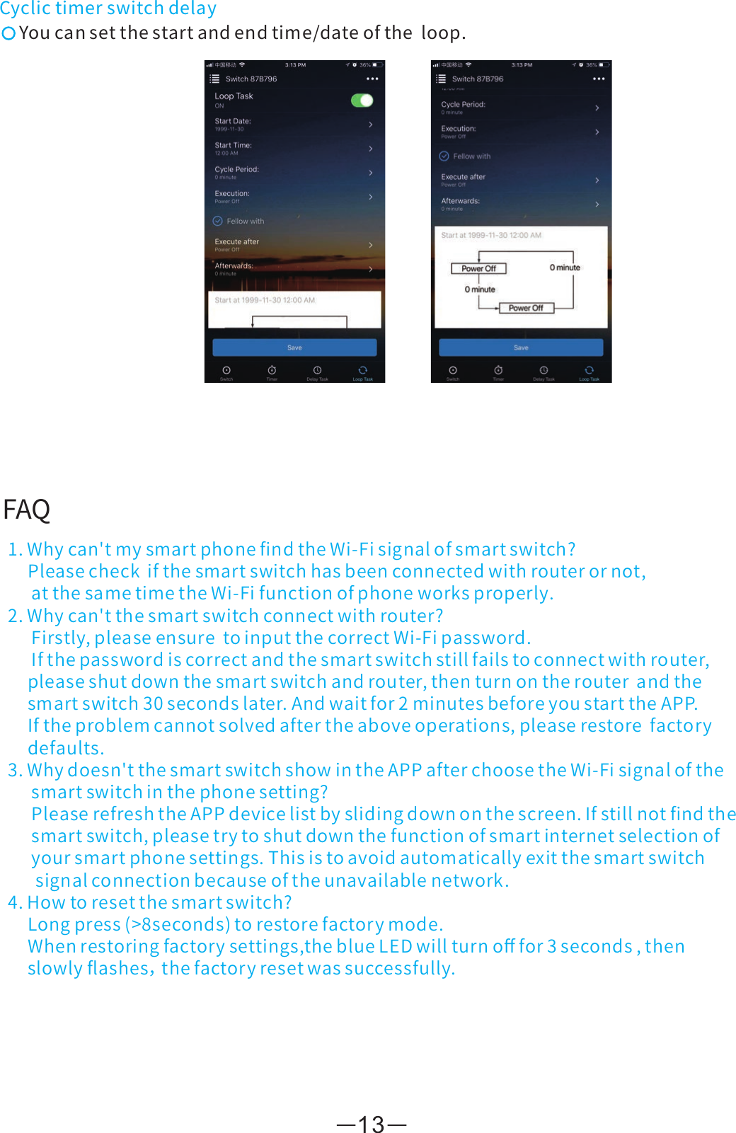 Page 13 of Zengge ZJWFAD WIFI-Smart Switch User Manual ZJ W AD01