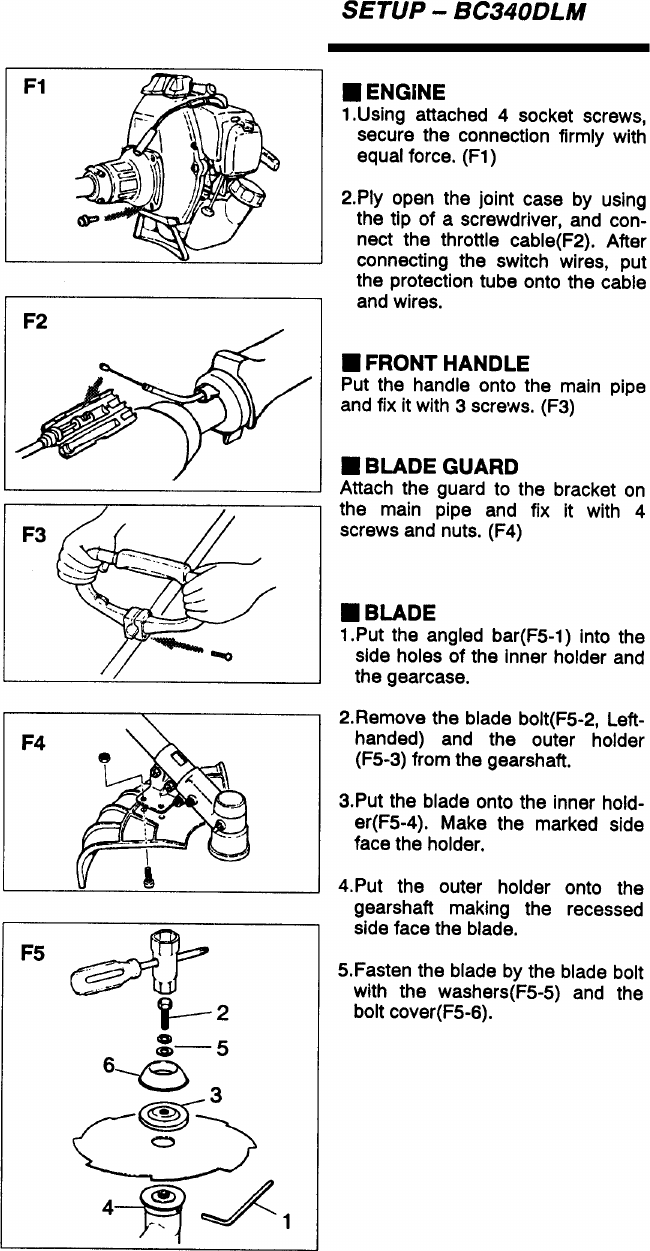 Page 3 of 10 - Zenoah Zenoah-Bc340Dwm-Users-Manual-  Zenoah-bc340dwm-users-manual