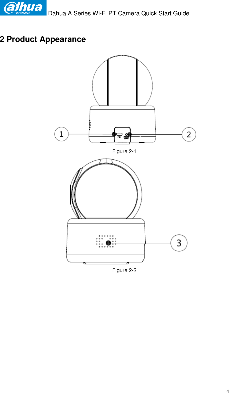 Page 4 of Zhejiang Dahua Vision Technology DH-IPC-AX2 CONSUMER CAMERA User Manual