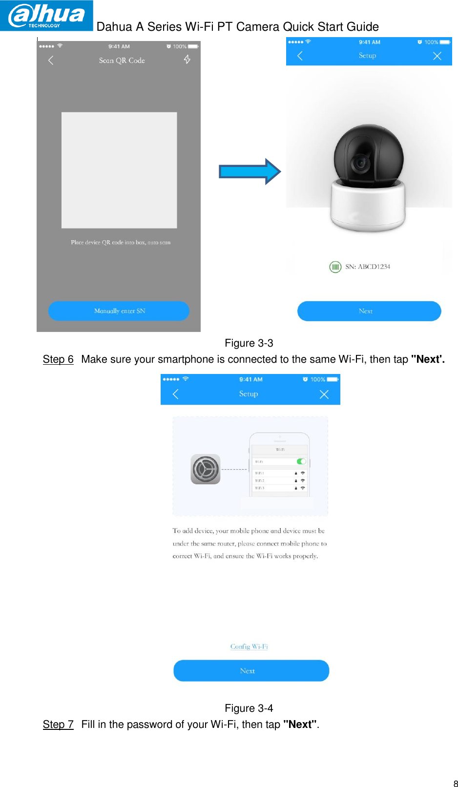 Page 8 of Zhejiang Dahua Vision Technology DH-IPC-AX2 CONSUMER CAMERA User Manual