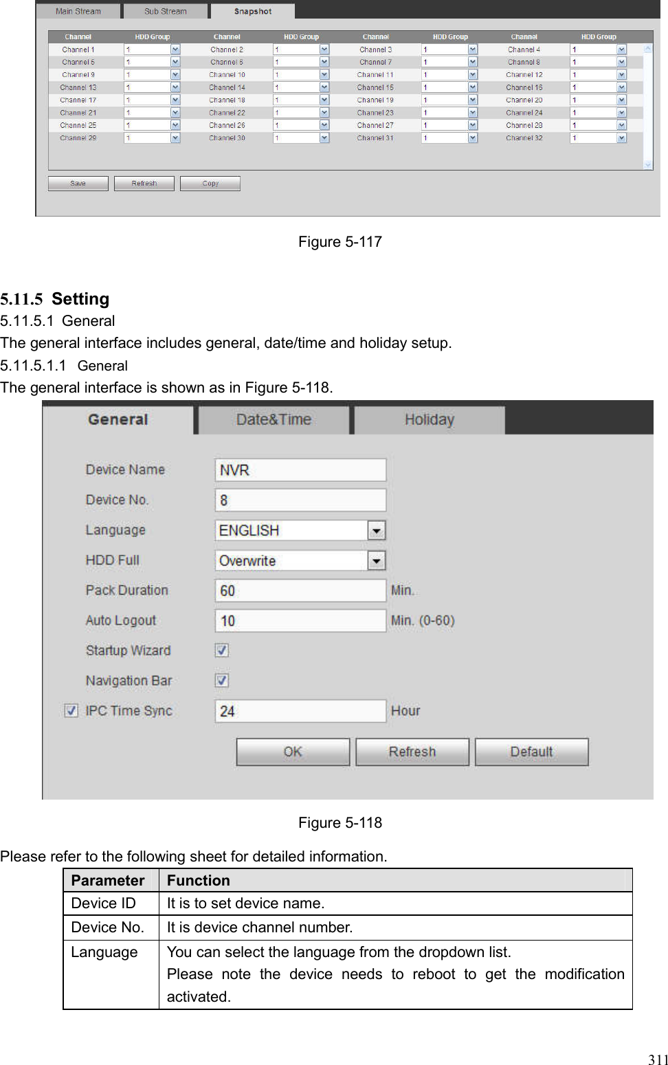 Page 26 of Zhejiang Dahua Vision Technology DHNVR21HSW Network Video Recorder User Manual  4