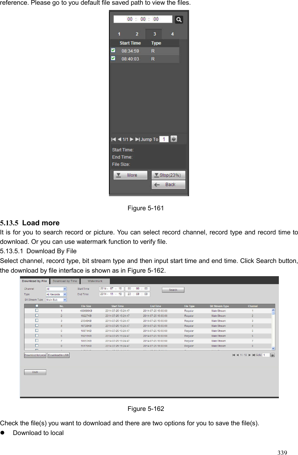 Page 54 of Zhejiang Dahua Vision Technology DHNVR21HSW Network Video Recorder User Manual  4