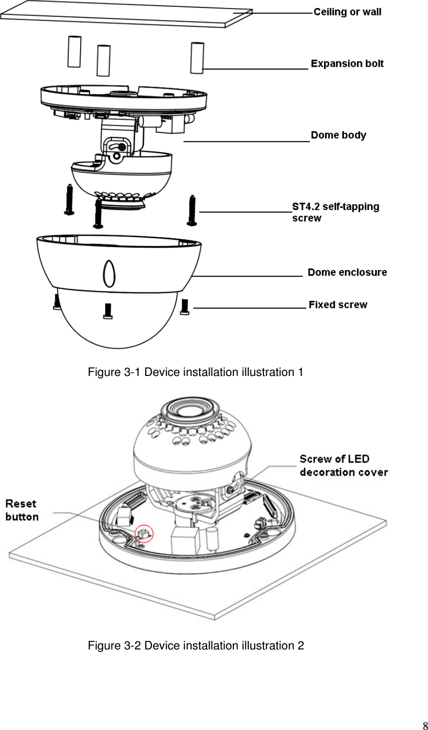                                                                               8  Figure 3-1 Device installation illustration 1  Figure 3-2 Device installation illustration 2   