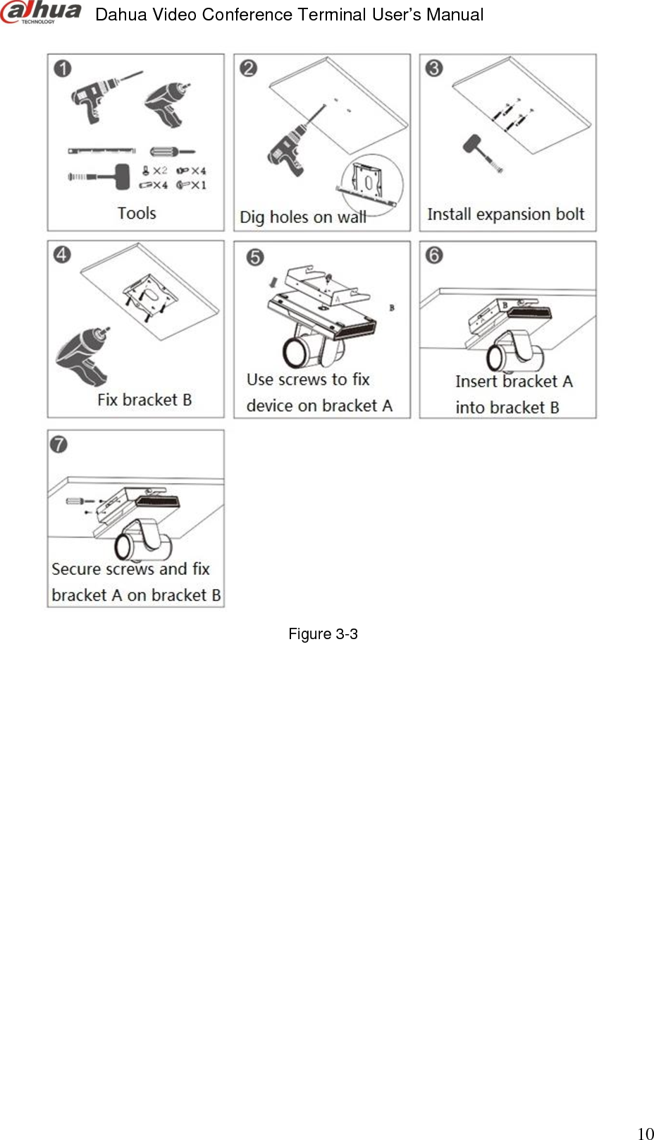  Dahua Video Conference Terminal User’s Manual                                                                              10  Figure 3-3                    
