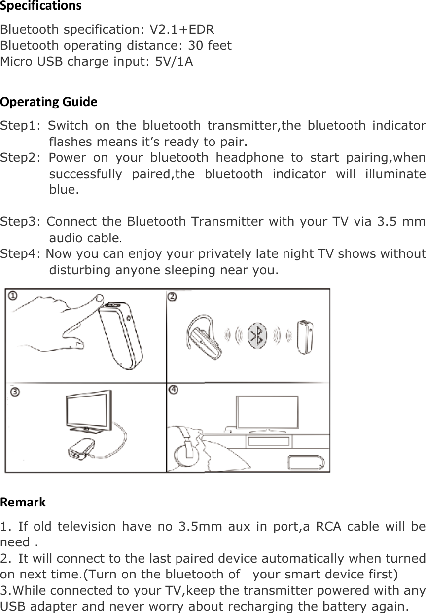 Blackweb Bluetooth Audio Receiver Manual