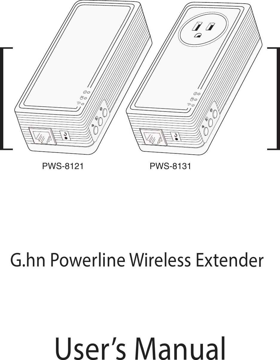 User’s ManualG.hn Powerline Wireless ExtenderPWS-8121                           PWS-8131